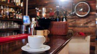 Adictos al café con bicicleta