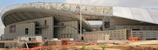 El nuevo nombre de 'Estadio Metropolitano' ya luce en la rotulación de la estación