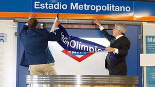 La estación de Metro Estadio Olímpico ya se llama Estadio Metropolitano