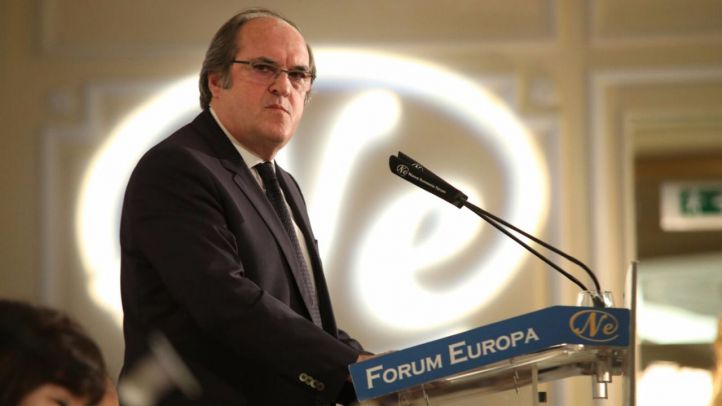 El portavoz del grupo socialista en la Asamblea de Madrid, Ángel Gabilondo, ha participado en un desayuno informativo en el Hotel Ritz.