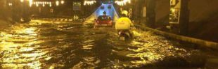 La lluvia inunda hospitales, carreteras y estaciones de Metro en toda la región