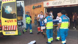 Un hombre se precipita desde seis metros en la estación de Getafe Central