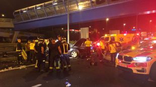 Un accidente en la A-1 deja seis heridos