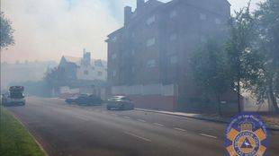 Incendio en Las Rozas