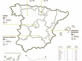 Los ofibuses de Bankia: casi 40.000 kilómetros al mes por 337 pueblos de cinco regiones