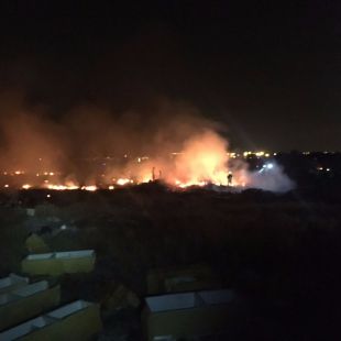 Arden 12 hectáreas de pastos en Rivas