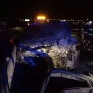 Tres heridos en una colisión frontal en Móstoles