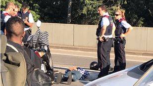 Un policía ha resultado herido en otro atropello en la Diagonal