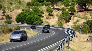 Carretera M-501, zona de dos carriles, uno por sentido