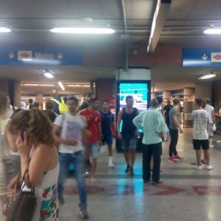 Estampida de viajeros en Atocha Renfe