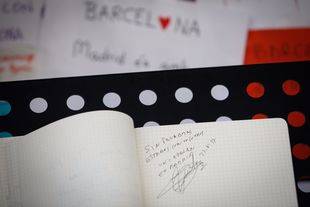 Altar improvisado en Blanquerna