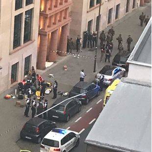 Neutralizado un hombre al intentar apuñalar a dos militares en Bruselas