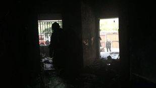 Incendio de una oficina de un centro comercial en Coslada