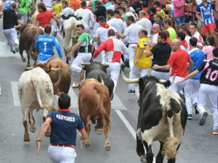 Seis heridos leves en los encierros de 'Sanse'