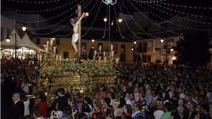 La lluvia provoca la suspensión de la procesión del Cristo de los Remedios de 'Sanse' por primera vez