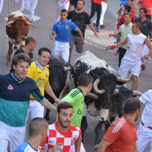 El cuarto encierro de 'Sanse' termina con 15 heridos