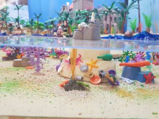 El ''País de Nunca Jamás', hecho de clicks de Playmobil