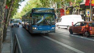 Carril bus de la calle Alcalá