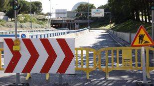 Cerrado el túnel de la avenida del Planetario