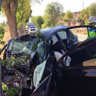 Muere tras salirse de la carretera en Morata de Tajuña