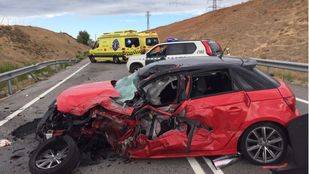 Un fallecido y dos heridos en la M-100