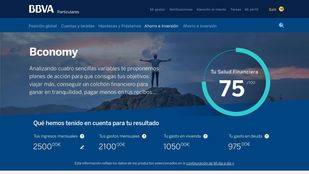 Los clientes de BBVA tendrán por primera vez un diagnóstico ‘online’ de su salud financiera