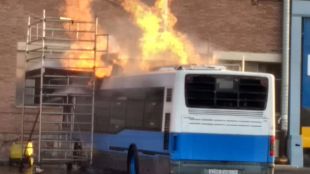 Arde en Fuencarral otro autobús de la EMT