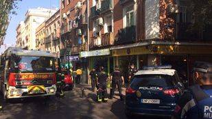 Un incendio en Vallecas deja dos heridos graves