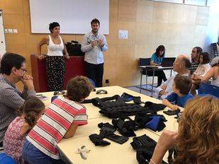 Un traje Simulador del Envejecimiento en el MUNCYT de Alcobendas