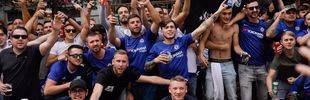 Los seguidores del Chelsea invaden Madrid