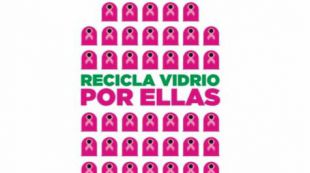 Ecovidrio se une a la lucha contra el cáncer de mama con sus contenedores rosas