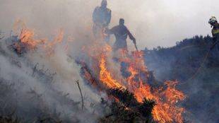 Madrid ayuda a Galicia a luchar contra los incendios