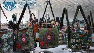 Bolsos falsificados por la policía de Fuenlabrada en Cobo Calleja