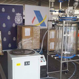 Incautado material para 20 millones de pastillas de éxtasis