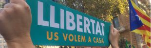 Manifestación por el autogobierno y la libertad de los 'Jordis'