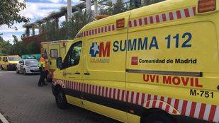 El Summa 112 en el lugar del accidente