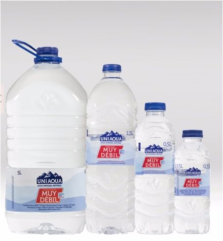 Uniaqua, agua de mineralización muy débil de Vichy Catalán