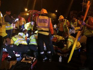 Herido grave tras ser atropellado en la A-6