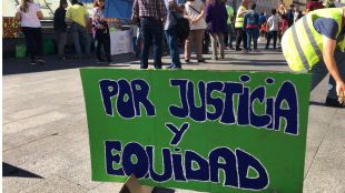 Centenares de personas unidas por una escolarización inclusiva