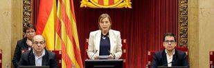 Forcadell da por disuelto el Parlament