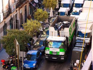 Seguimiento del 100% de la huelga de recogida de basura