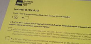 La CUP irá a las elecciones con lista propia