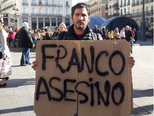 Sancionado por intentar parar una marcha falangista