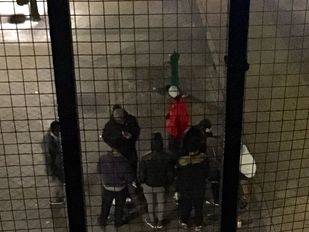 Imagen tomada desde la vivienda de una familia afectada.