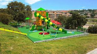 Parque calle Transiberiano en Colmenar Viejo.