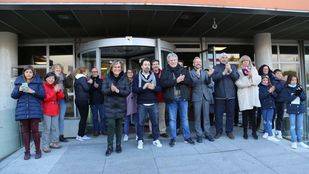 Entrega en el Ayuntamiento de Rivas de las firmas recogidas para exigir a Fomento un enlace en la ciudad con la M-50