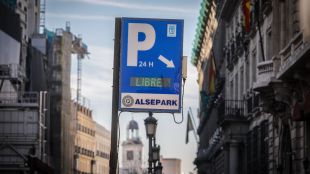 Los parkings madrileños, semivacíos por el cierre de Gran Vía