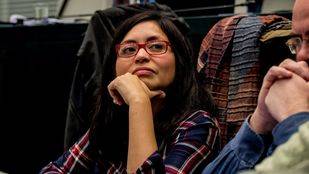 Imagen de archivo de Rommy Arce en el último Pleno del Ayuntamiento de Madrid.