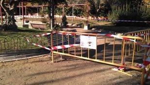 Empiezan las obras de instalación de un huerto urbano en Chamberí