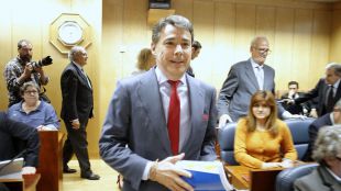 Zaplana y González declaran por el vídeo chantaje a Rajoy